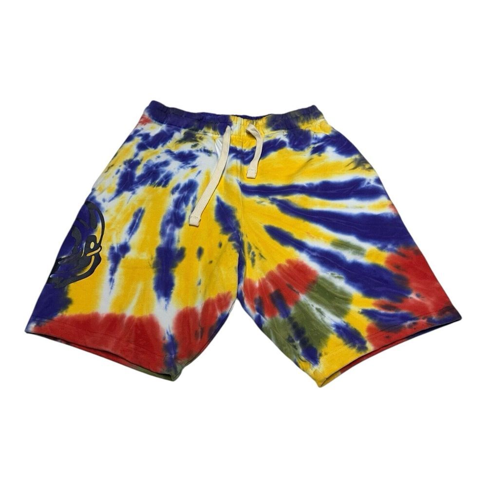 Billionaire Boys Club BB Illuminate Short Men M White Colorful Tie Dye Wash NWOT